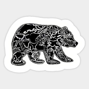 Tribal Bear Tattoo Sticker